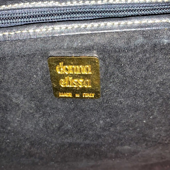 VTG Donna ELISSA Genuine OSTRICH Leather RARE Convertible clutch! - Picture 5 of 13